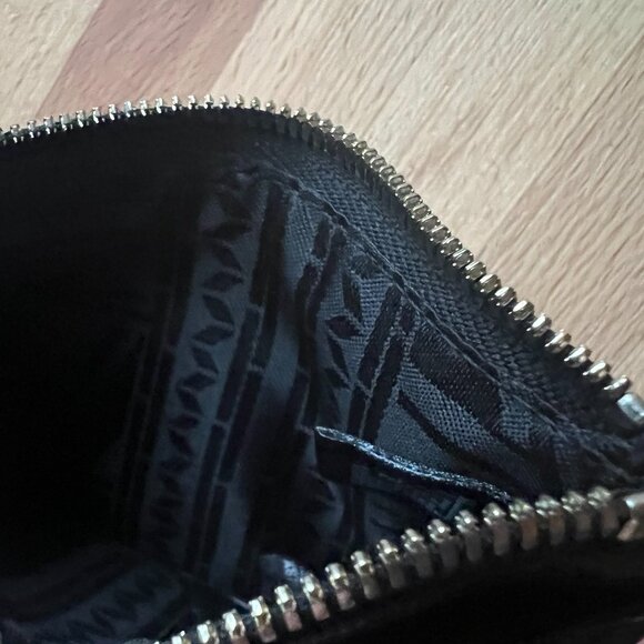 Ted Baker Black Metal Bow Card and Coin Wallet - Picture 5 of 9